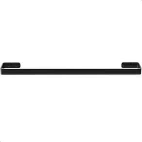 Suporte Pendurador Porta Toalha de Banho Banheiro Preto Zmt