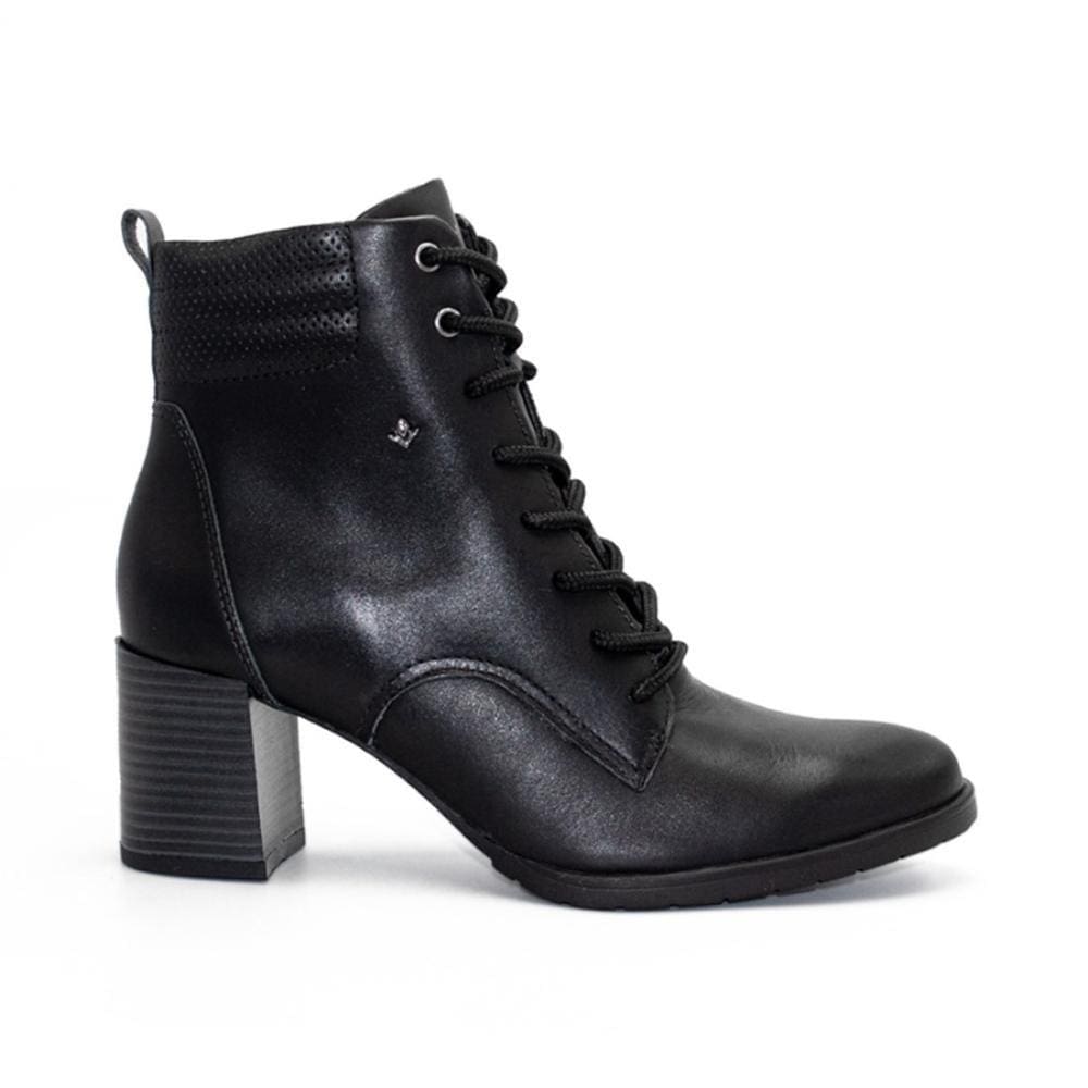 Bota Coturno Cravo e Canela Feminina Napa Classic 3122-161118