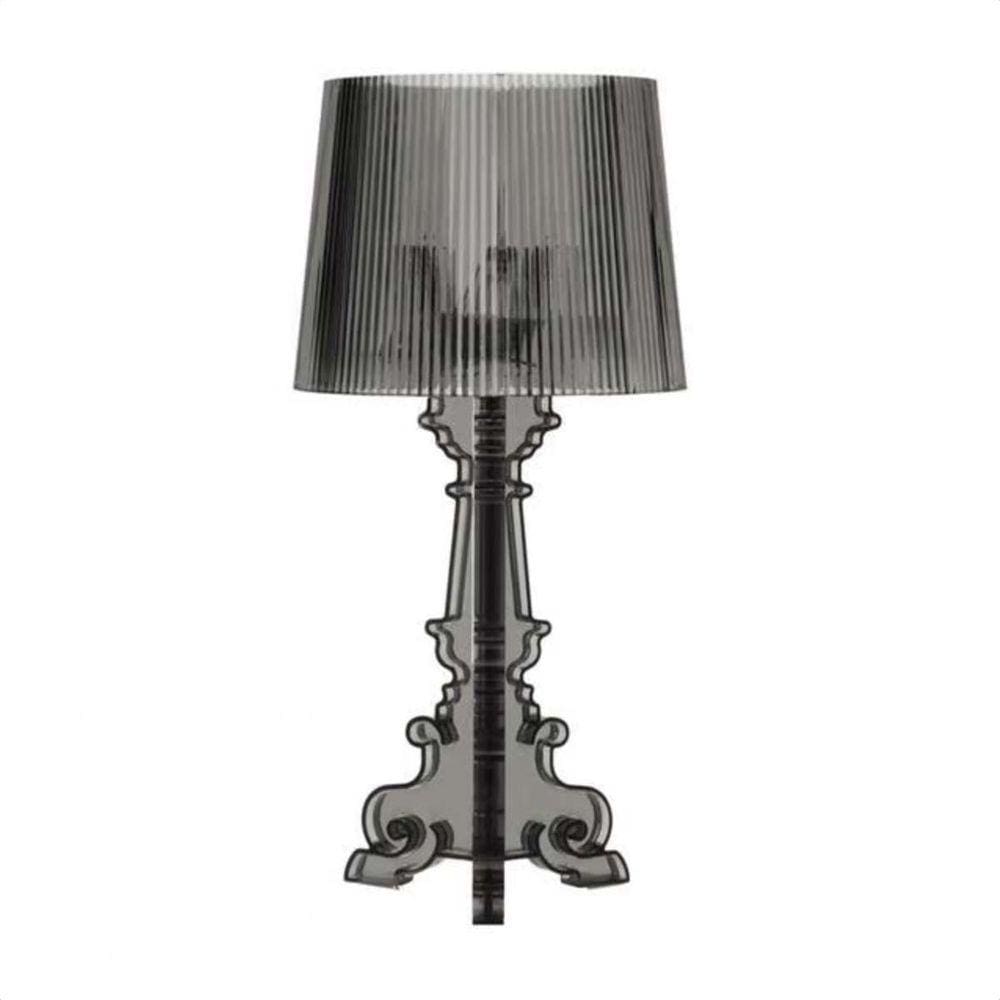 Abajur Luminária Polaris Bourgie Acrílico Fumê
