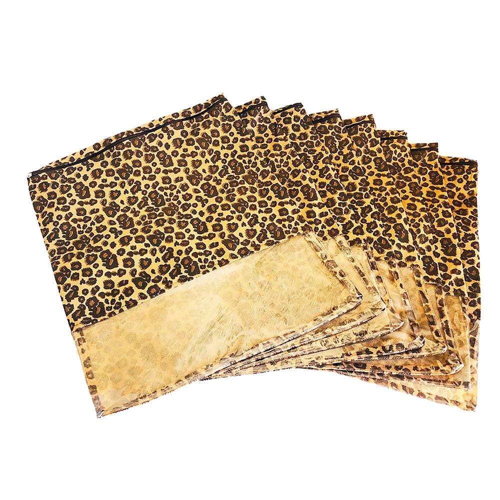 Sacos Para Sapatos Tnt Animal Print c/Zíper Kit C/80 33x40cm