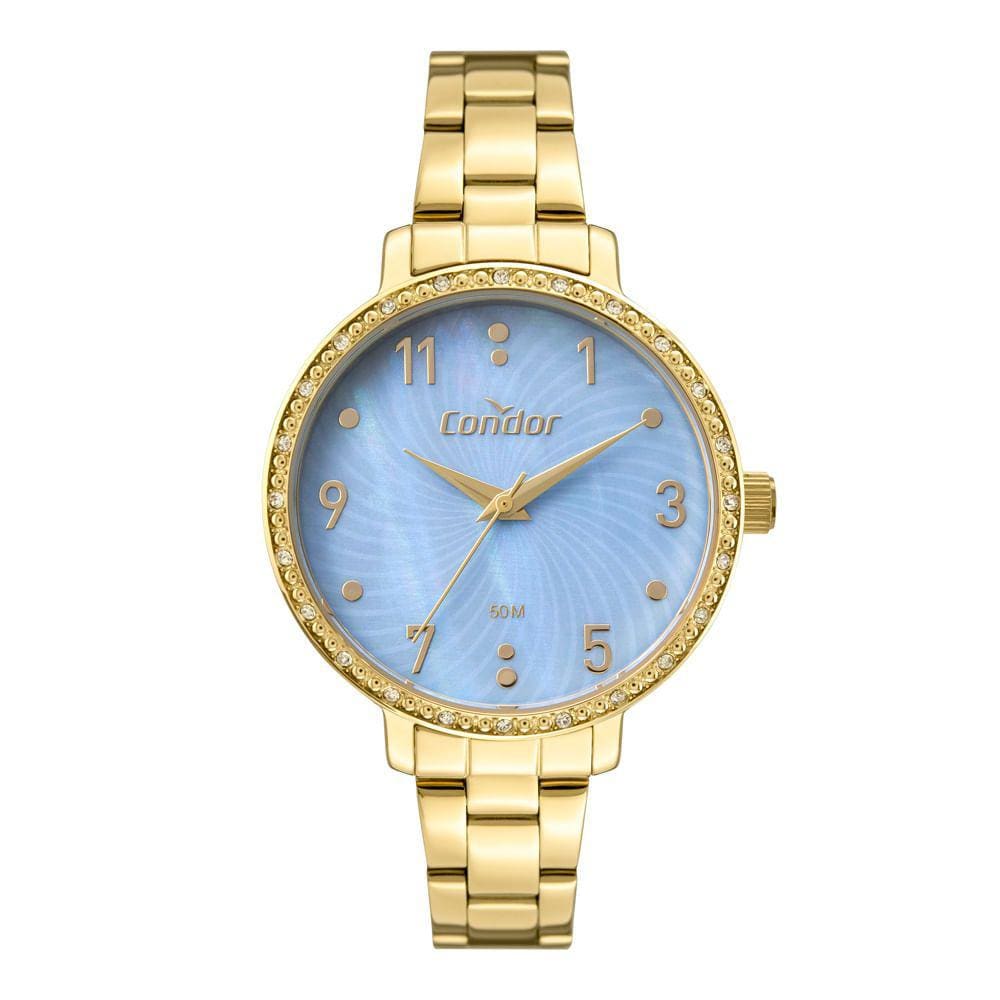 Relógio Condor Feminino Elegante Dourado - CO2036MXA/4A