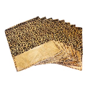 Sacos Para Sapatos Tnt Animal Print c/Zíper Kit C/40 33x40cm