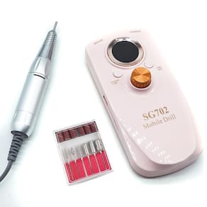 Motor Lixa Lixadeira De Unhas Elétrica Portátil - Branco