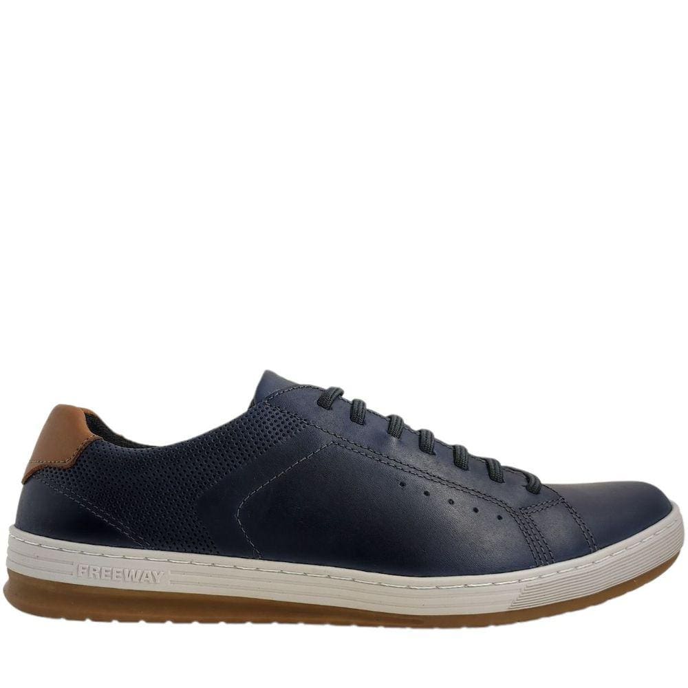 Sapatênis Masculino Casual em Couro Dia a Dia EasyWear FreeWay Track05