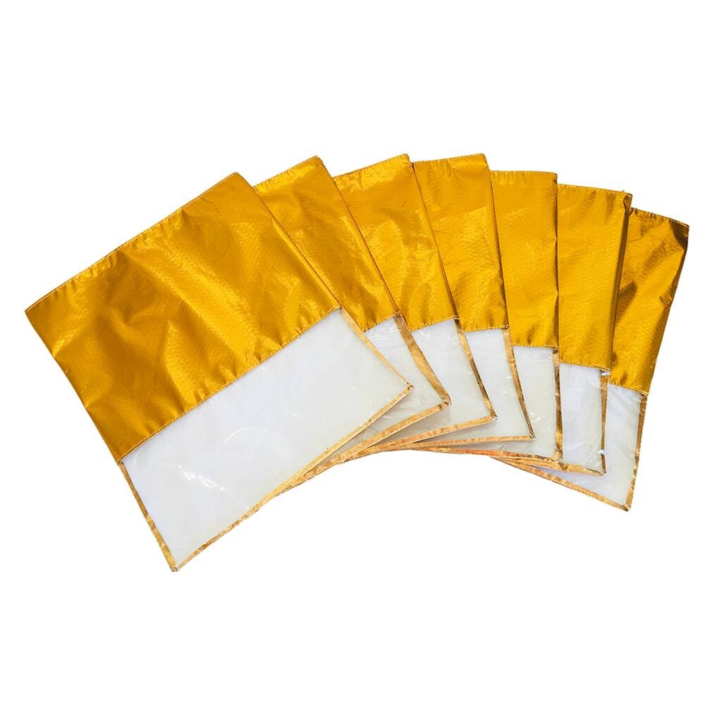 Sacos Organizadores Tnt Metalizados C/ Ziper Kit C/30