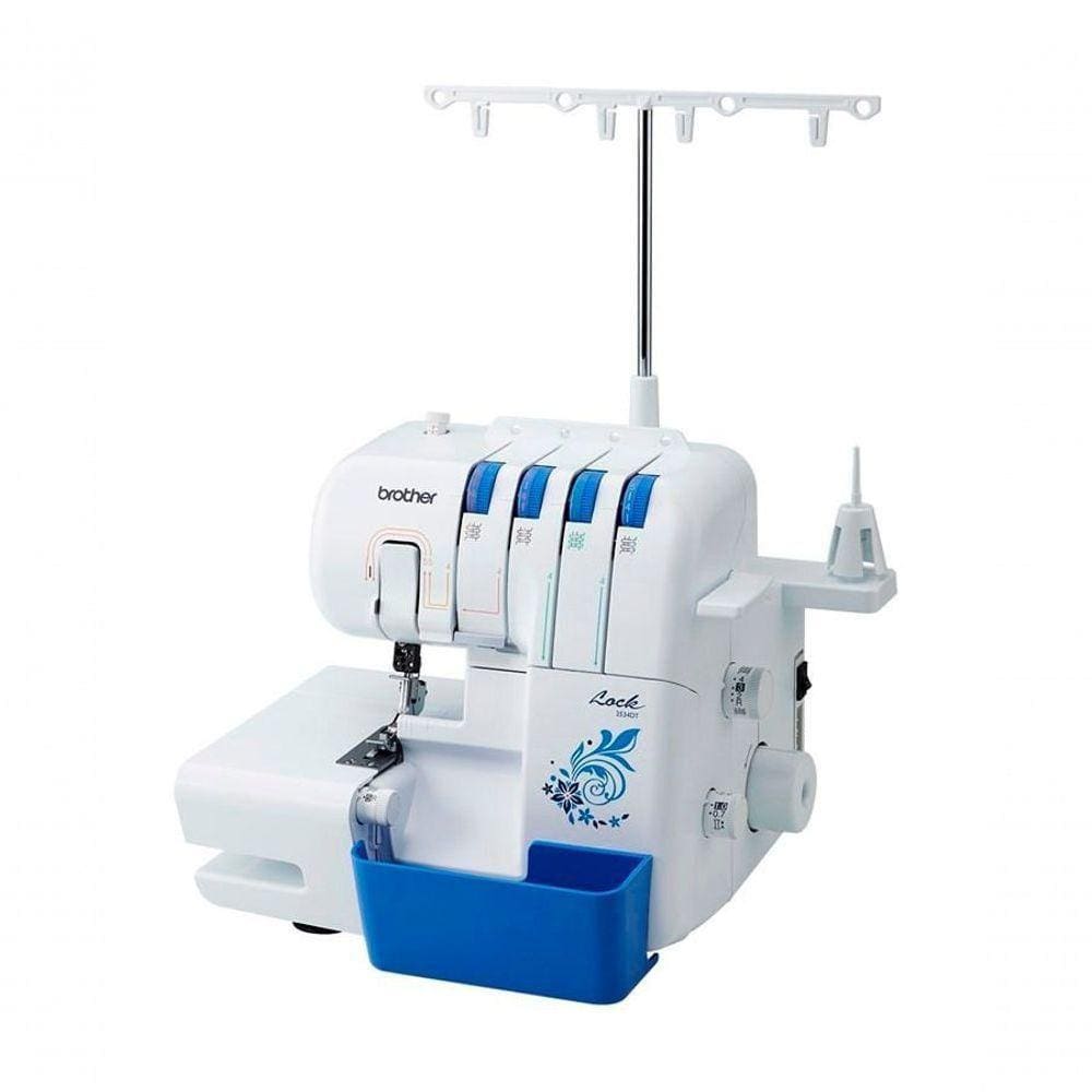 Máquina De Costura Overlock Doméstica 1300ppm 2 Agulhas