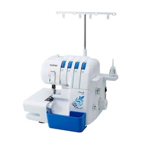 Máquina De Costura Overlock Doméstica 1300ppm 2 Agulhas