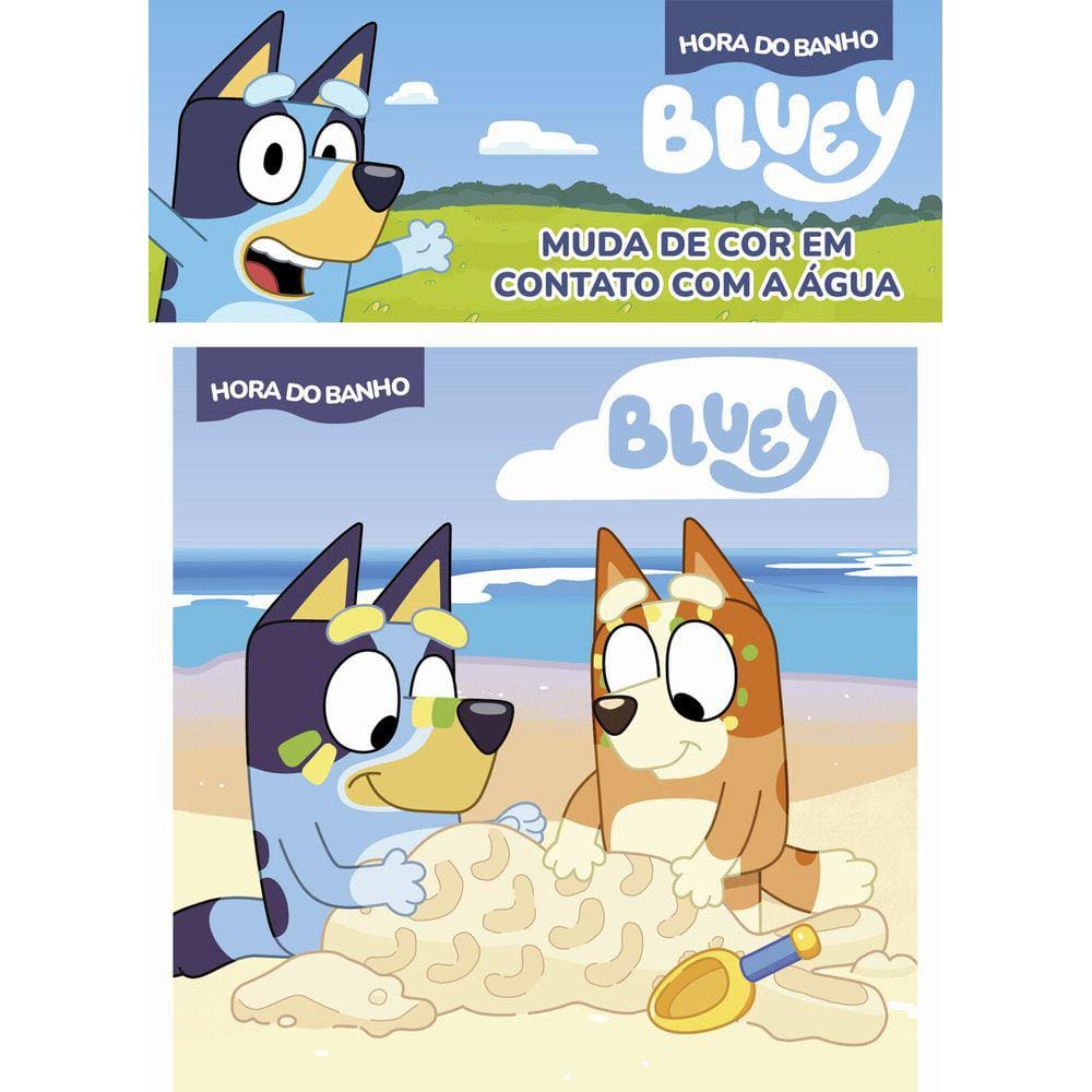 Bluey Livro de Banho