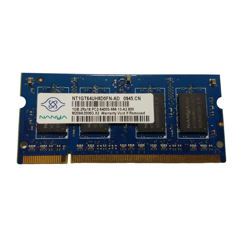 Memoria Notebook Nanya 1Gb Ddr2 800
