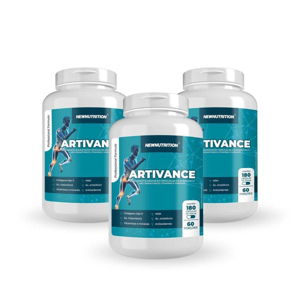 3X Colágeno Artivance 180 Cápsulas New Nutrition