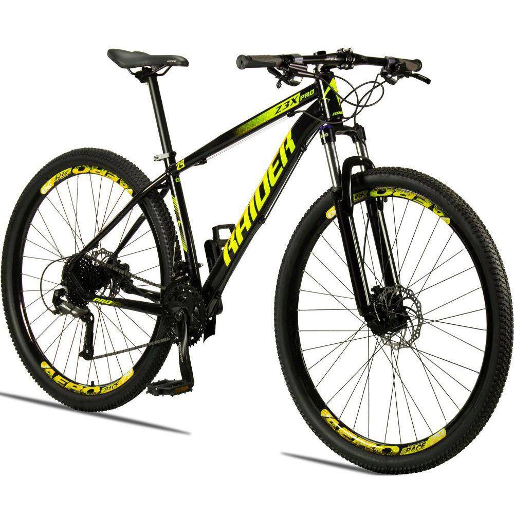 Bicicleta Raider Z3x Disc H Aro 29 Susp. Dianteira 27 Marchas - Amarelo/preto