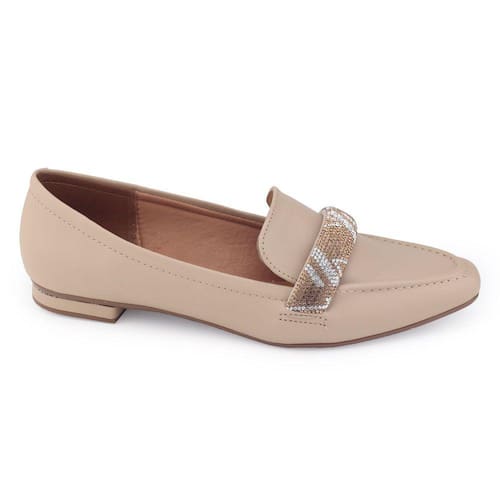 Sapatilha Mocassim Fem Vizzano Strass Casas Bahia