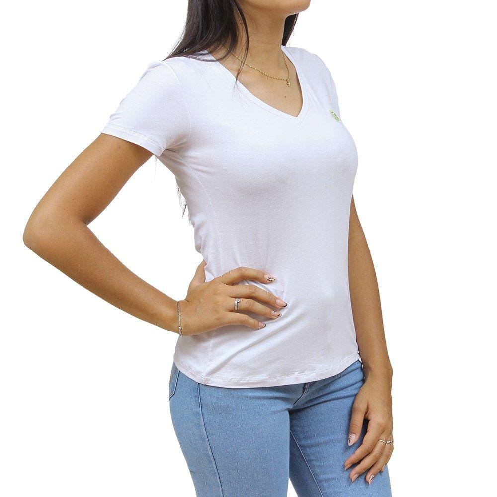 Camiseta Feminina Branca Clássica Tassa 33260