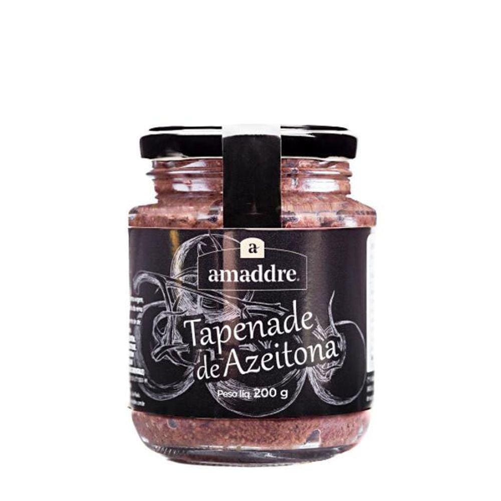 Kit 3X: Tapenade De Azeitona Preta Artesanal Amaddre 200G