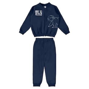 Conjunto Moletom Infantil Menino Malwee Kids Cinza 105569