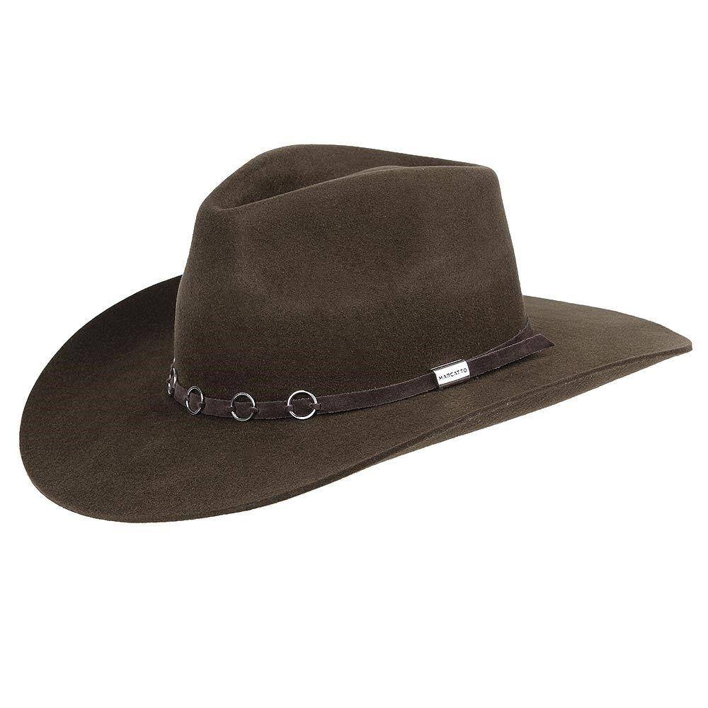 Chapéu Cavalgada Muladeiro Feltro Marrom Marcatto 24290