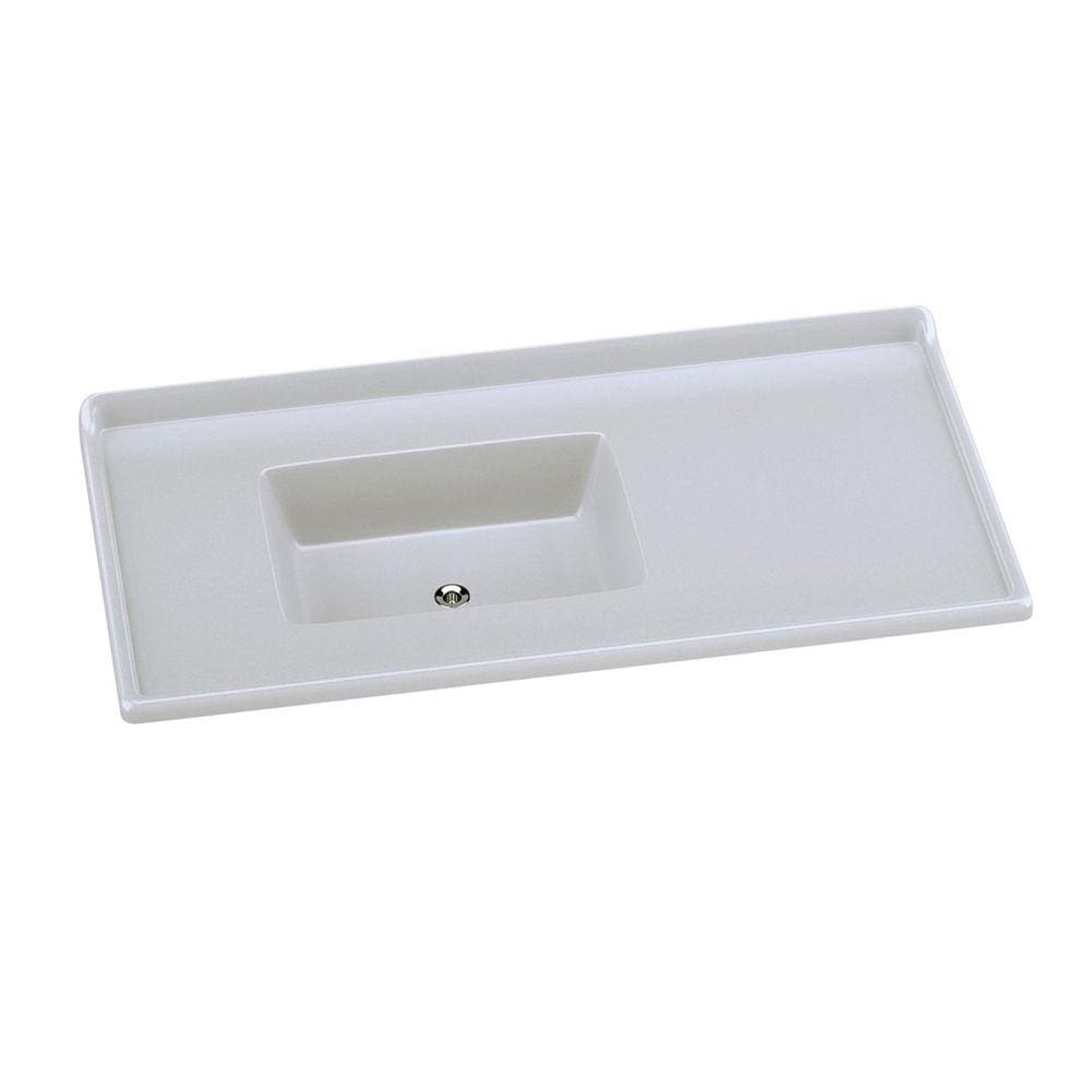 Pia Sintética para Cozinha 100cm x 53cm AJ Rorato Gelo