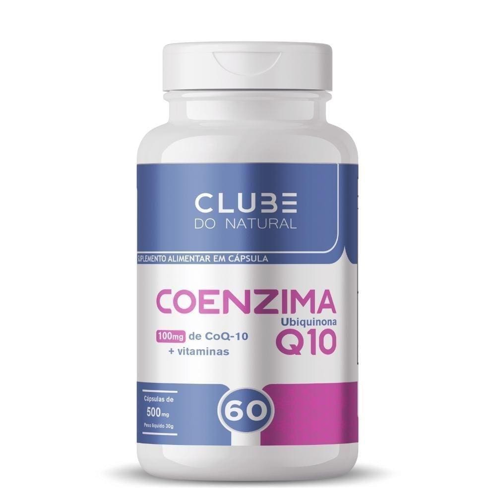 Coenzima Q10 Mais Vitaminas 60 Cápsulas 500mg Clube Do Natural