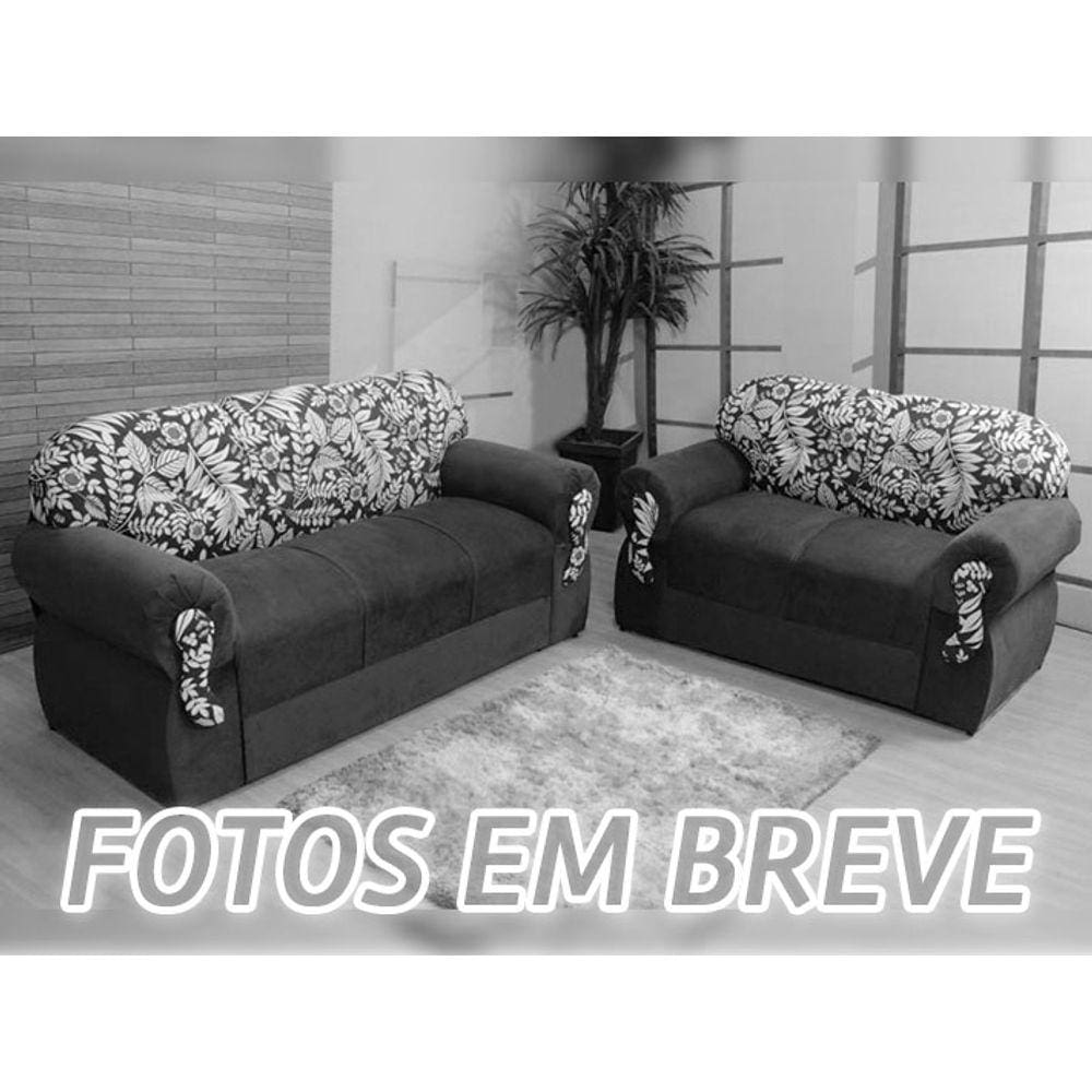 Sofá 2 e 3 Lugares Marrom 609 Viena