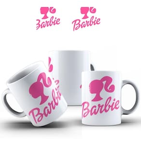 Caneca Cerâmica Barbie