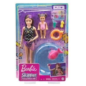 Boneca Barbie Skipper Baba na Piscina GRP39 - Mattel