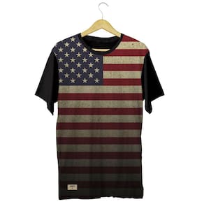 Camiseta Style Bandeira EUA Masculina