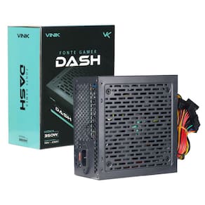 Fonte Gamer DASH 350W Preto - VFG350WPV2