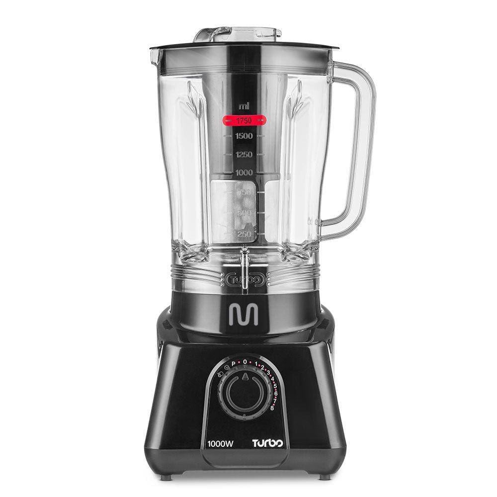 Liquidificador 2,6L Turbo Preto 1000W-127V com 8 Velocidades Home - LQ1001