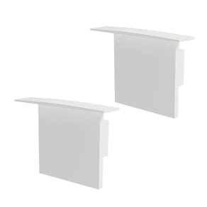 Kit Acessórios Taschibra Para Perfil Embutir 2,8x3,5cm Apex 35 Branco