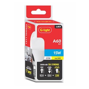 Lâmpada Led Ence A60 E27 Autovolt 15w - 6500k - Luz Branca