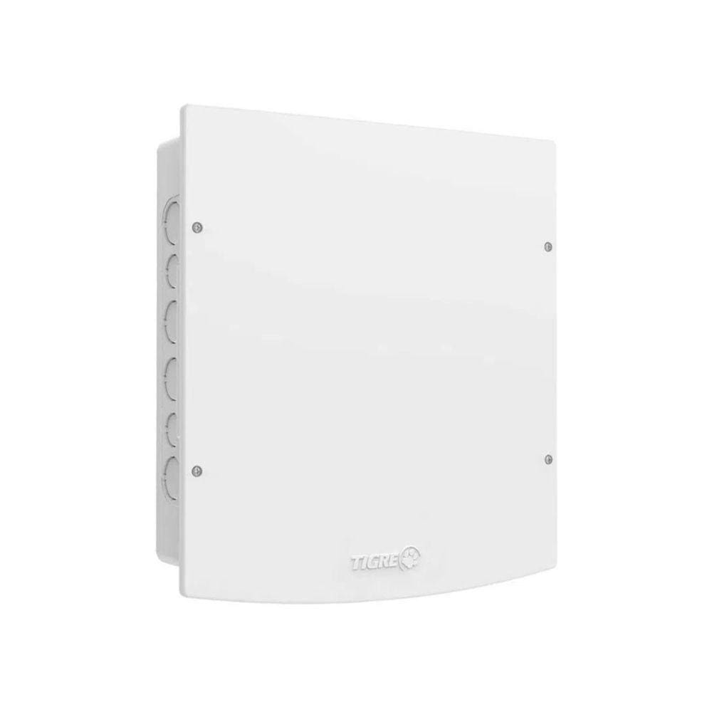 Caixa De Passagem Embutir Pvc 30x30cm Branca Tigre