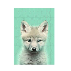 Quebra-cabeça Exclusivo Animais Fofinhos Lobinho de 60 peças