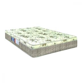 Colchão Queen Ortopedico D33 158x198x25 Floral Bege com Branco Portobel