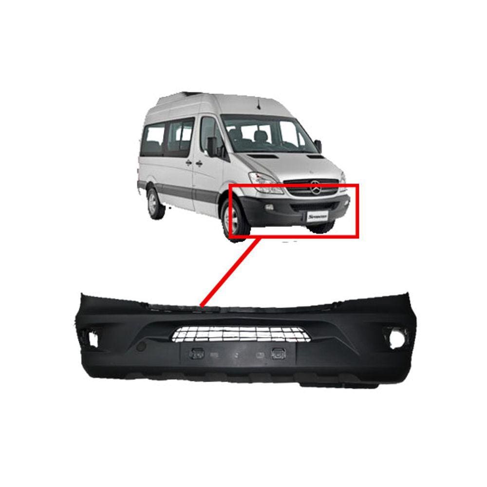 Para Choque Dianteiro Sprinter 311/415/515 (2013/2016) (C/ Furo)