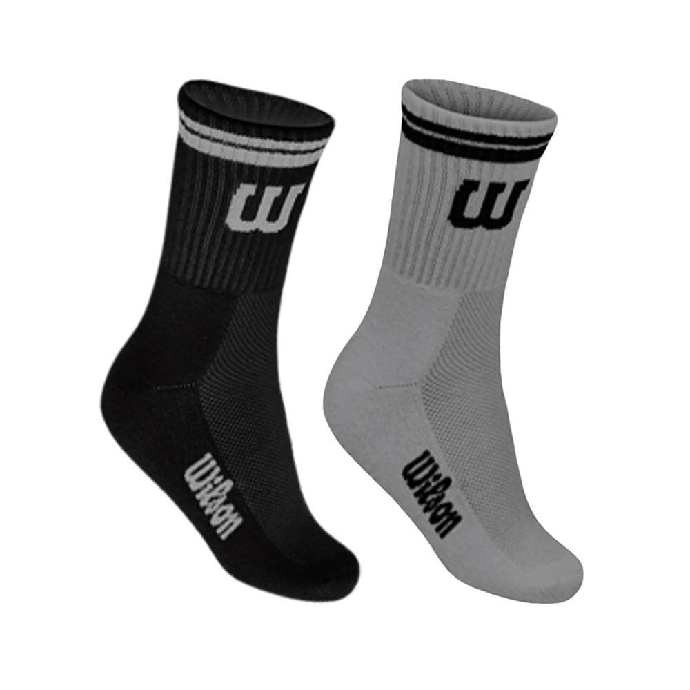 Meia Esportiva Wilson Cano Alto Com 02 Pares