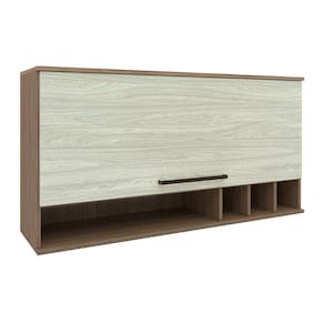 Armario Aereo 120cm 1 Porta Tannat/legno Crema Evolution Batrol