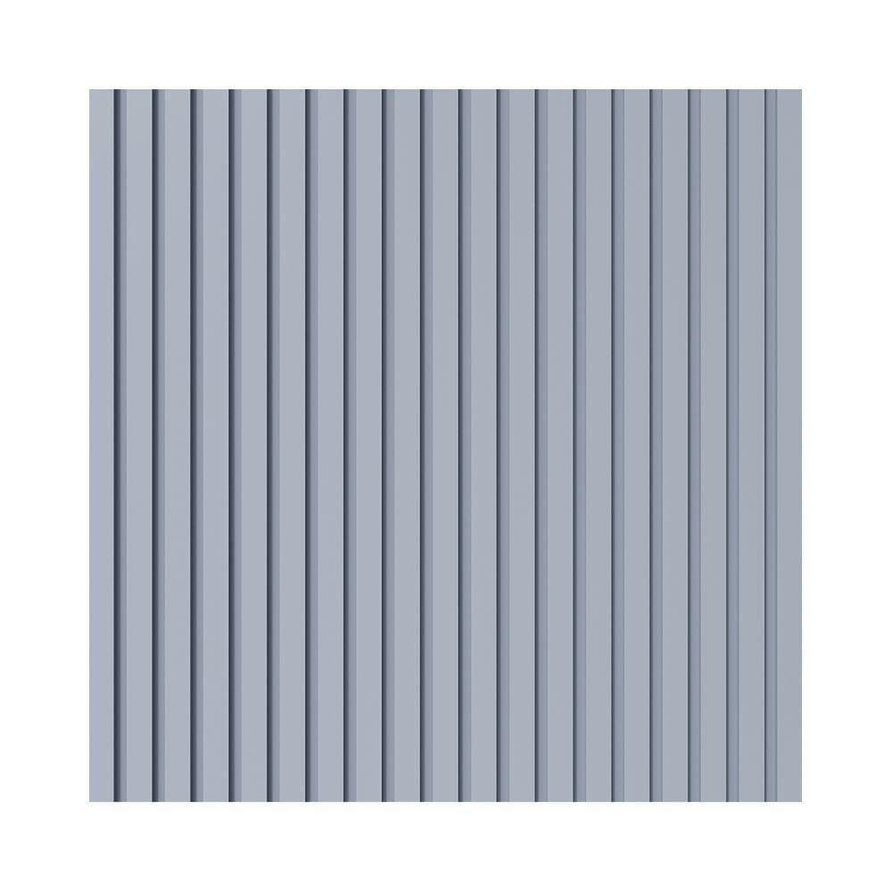 Painel Ripado Eva Laminado Autocolante 10cm Play Azul Metro