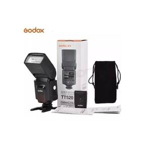 Flash Speedlite Tt520Ii Godox Com Radio Flash Embutido