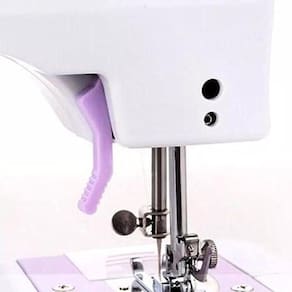 Máquina Costura Multifuncional Portátil Branca Kit Costura E