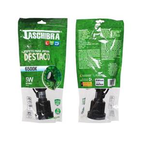Espeto P/ Jardim Taschibra Destaco Led Integrado 5w Preto Bivolt 6500k Luz Fria