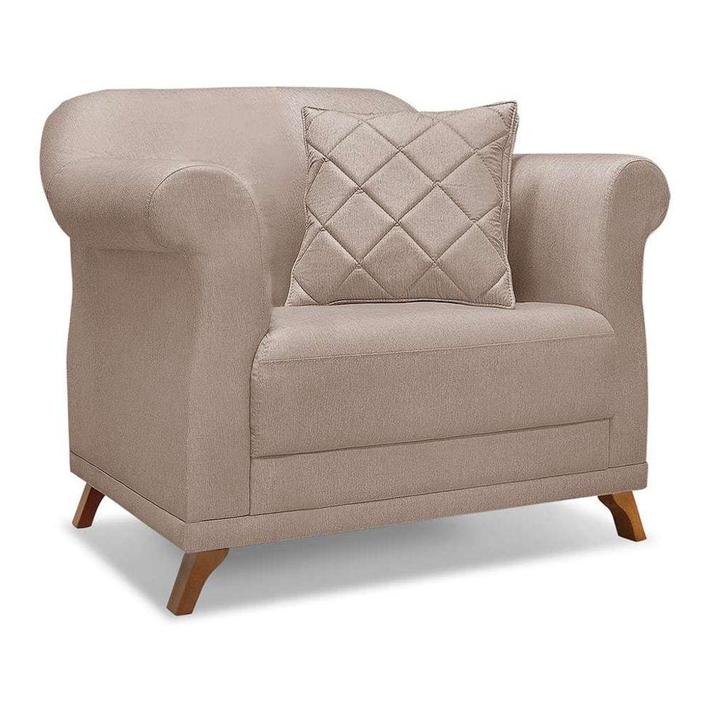 poltrona abruzzo linho areia