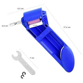 Afiador De Broca Profissional Azul Pen Tech