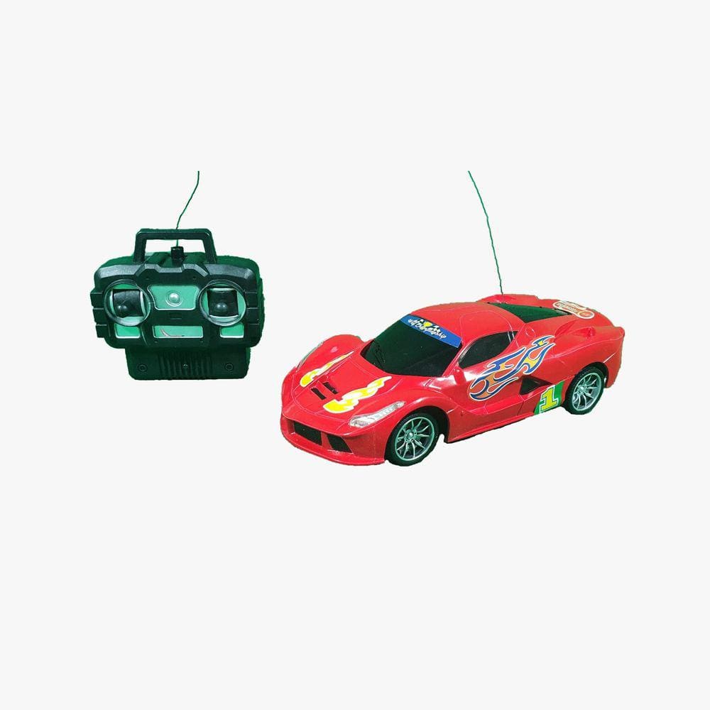 Carro Controle Remoto LX Turbo CAR Vermelho DM TOYS DMT6141