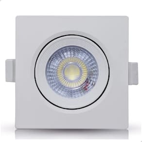Spot Led Embutir Quadrado 5W 6000k Branco Frio Bivolt