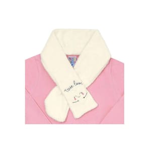 Vestido em Cotton com Cachecol Pulla Bulla Rosa 49721
