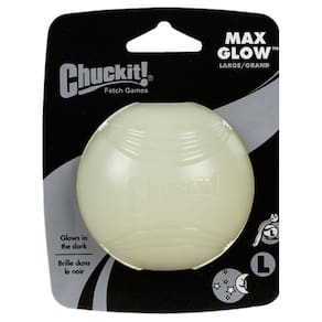 Bola Chuckit Max Glow Brilha No Escuro Para Cães Grande