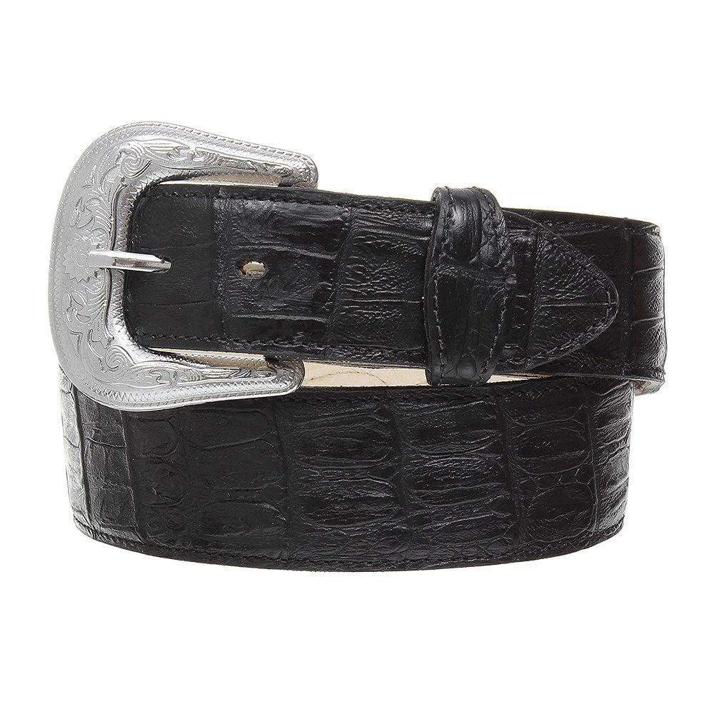 Cinto Country Cow Way em Couro Croco Preto 31378