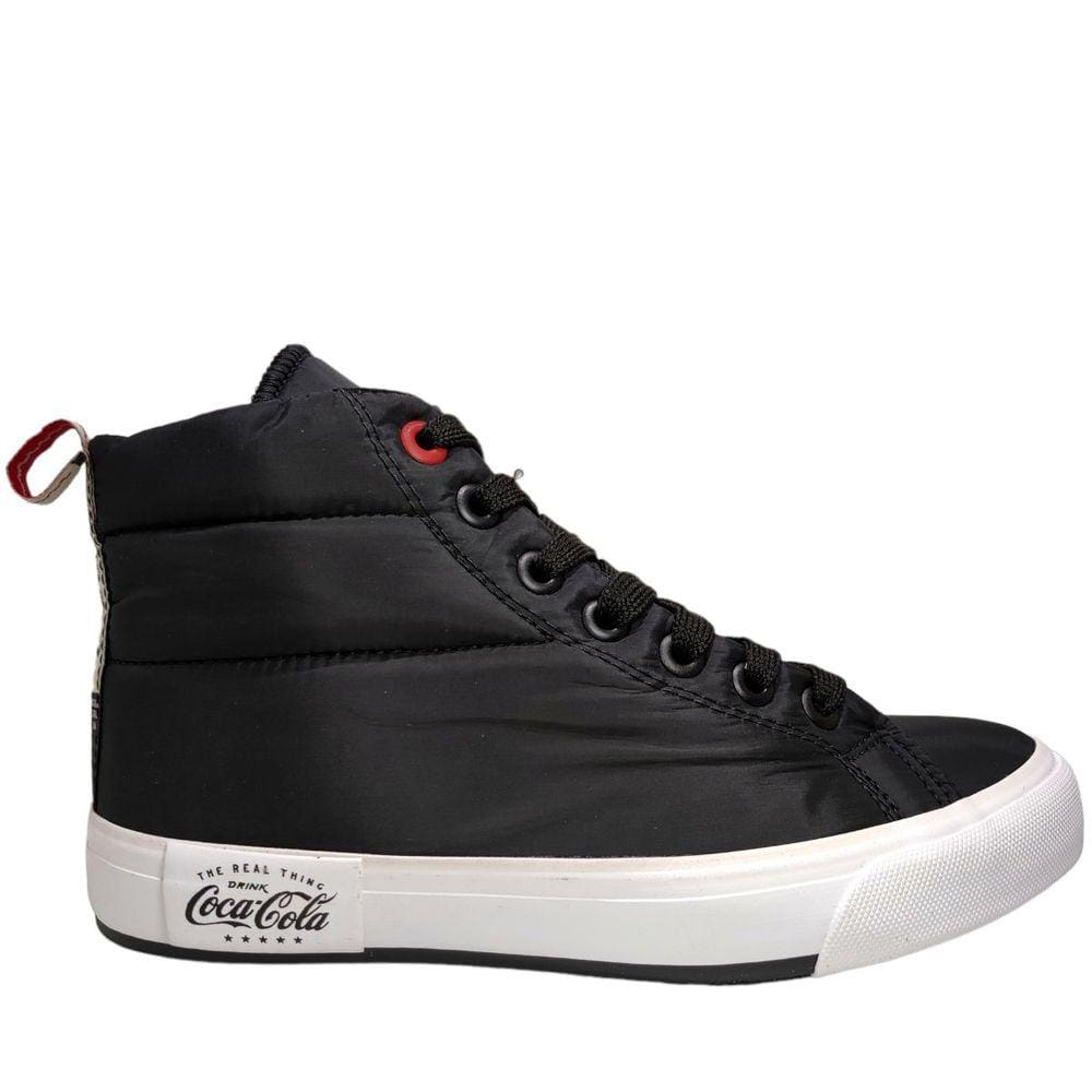 Tênis Feminino Casual Botinha Atlanta Puffer HI Coca Cola Cc2240