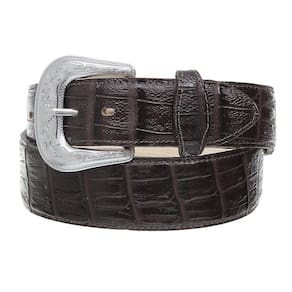 Cinto Country Cow Way em Couro Croco Café 31380