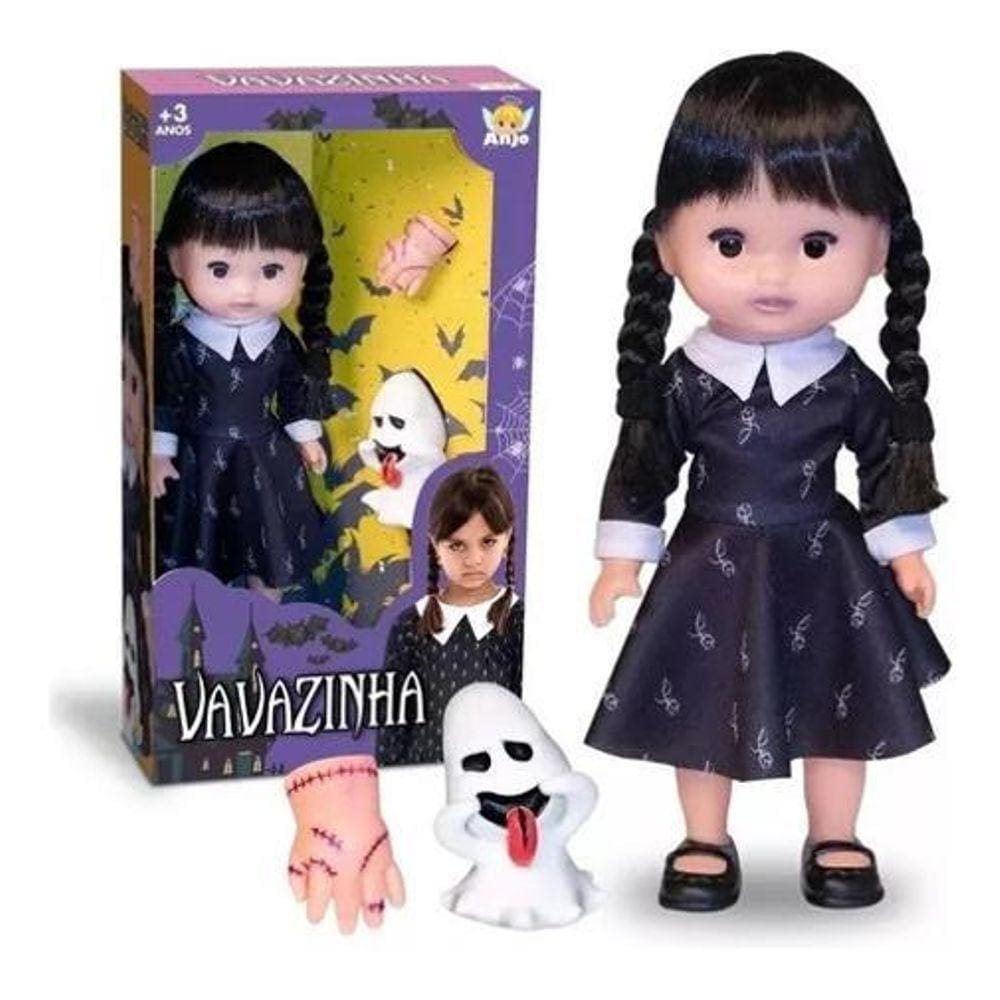 Boneca Vavazinha Mãozinha Addams E Fantasminha Diversão